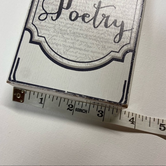 Wine Is Bottled Poetry wooden wine sign decor - Picture 4 of 6